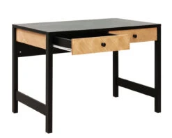 Dilan Desk In Black/Natural 9 Dilan Desk In Black/Natural -Room to Grow 0004 writing desk job vintage honey 3 97432.1673364292