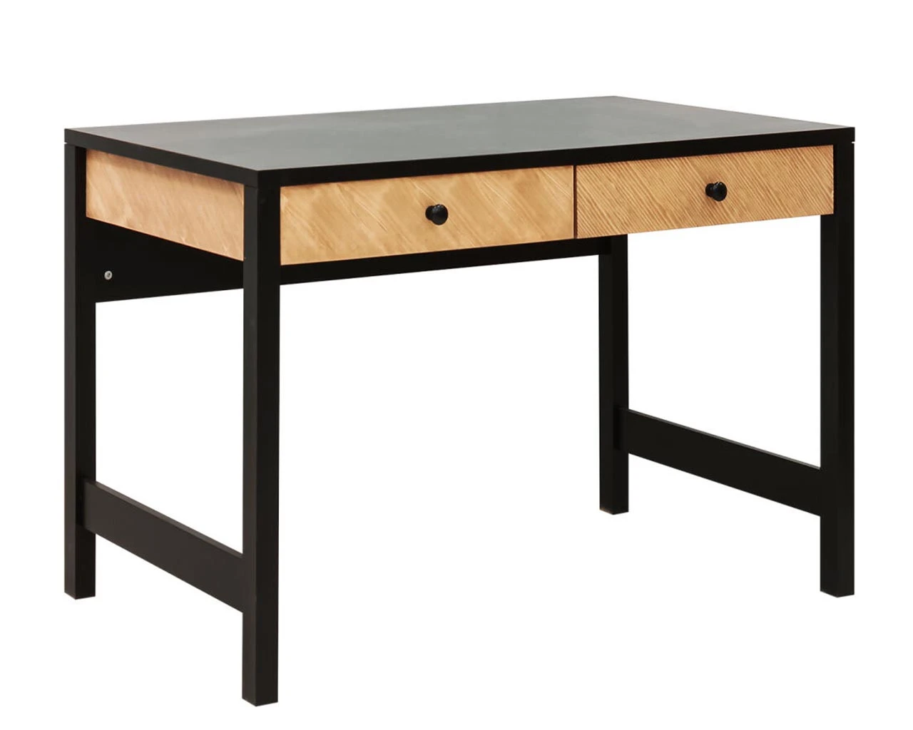 Dilan Desk In Black/Natural 2 Dilan Desk In Black/Natural - Image 2