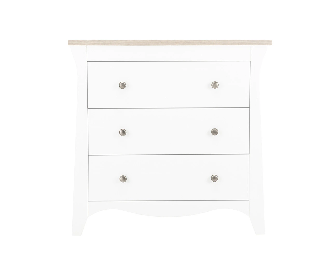 Clara 3 Drawer Chest & Changer In White & Driftwood Ash 6 Clara 3 Drawer Chest & Changer In White & Driftwood Ash - Image 6