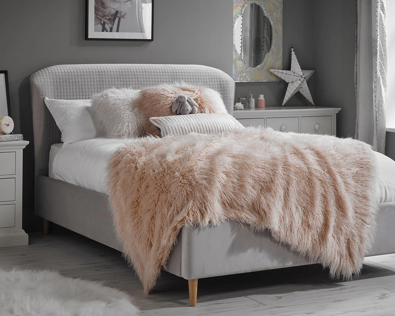 Ariana Upholstered Bed 2 Ariana Upholstered Bed - Image 2