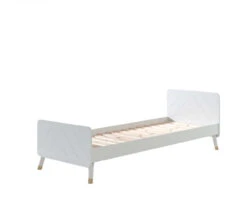 Aspen Single Bed -Room to Grow Aspen 0009 White single bed cut out 27532.1659010747