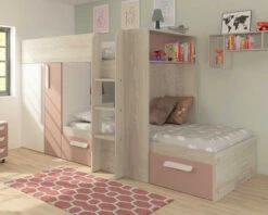 Barca Bunk Bed 18 Barca Bunk Bed -Room to Grow Barca Bunk Bed 0006 BARCABUNKPINK 82694.1661269377