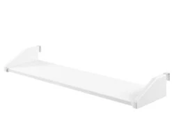 Breeze Solid Wood Low Midsleeper Bed With Slide In White -Room to Grow Breeze 0001 shlef white 25168.1658844594