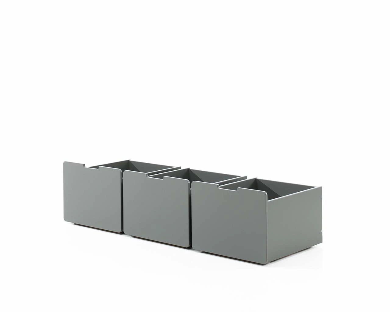 Breeze Solid Wood Low Midsleeper Bed In Grey 5 Breeze Solid Wood Low Midsleeper Bed In Grey - Image 5