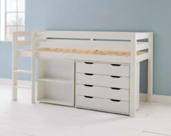 Breeze Solid Wood Mid Sleeper Bed With Pull Out Desk And Chest 18 Breeze Solid Wood Mid Sleeper Bed With Pull Out Desk And Chest -Room to Grow Breeze 0026 Midsleeper 22504.1663765204