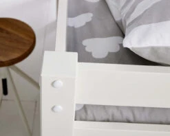 Breeze Solid Wood Mid Sleeper Bed With Pull Out Desk 10 Breeze Solid Wood Mid Sleeper Bed With Pull Out Desk -Room to Grow Breeze 0031 bed post detail 12528.1658917510