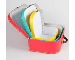 Bright Retro Suitcases- Set Of 3