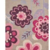 Pink Flowers Rug