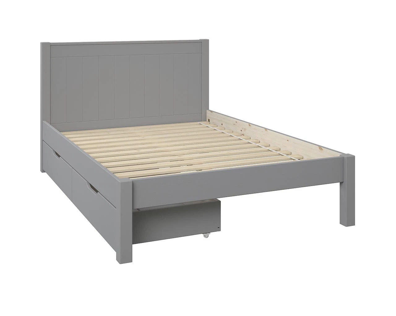 Stompa Classic Grey Double Bed 2 Stompa Classic Grey Double Bed - Image 2