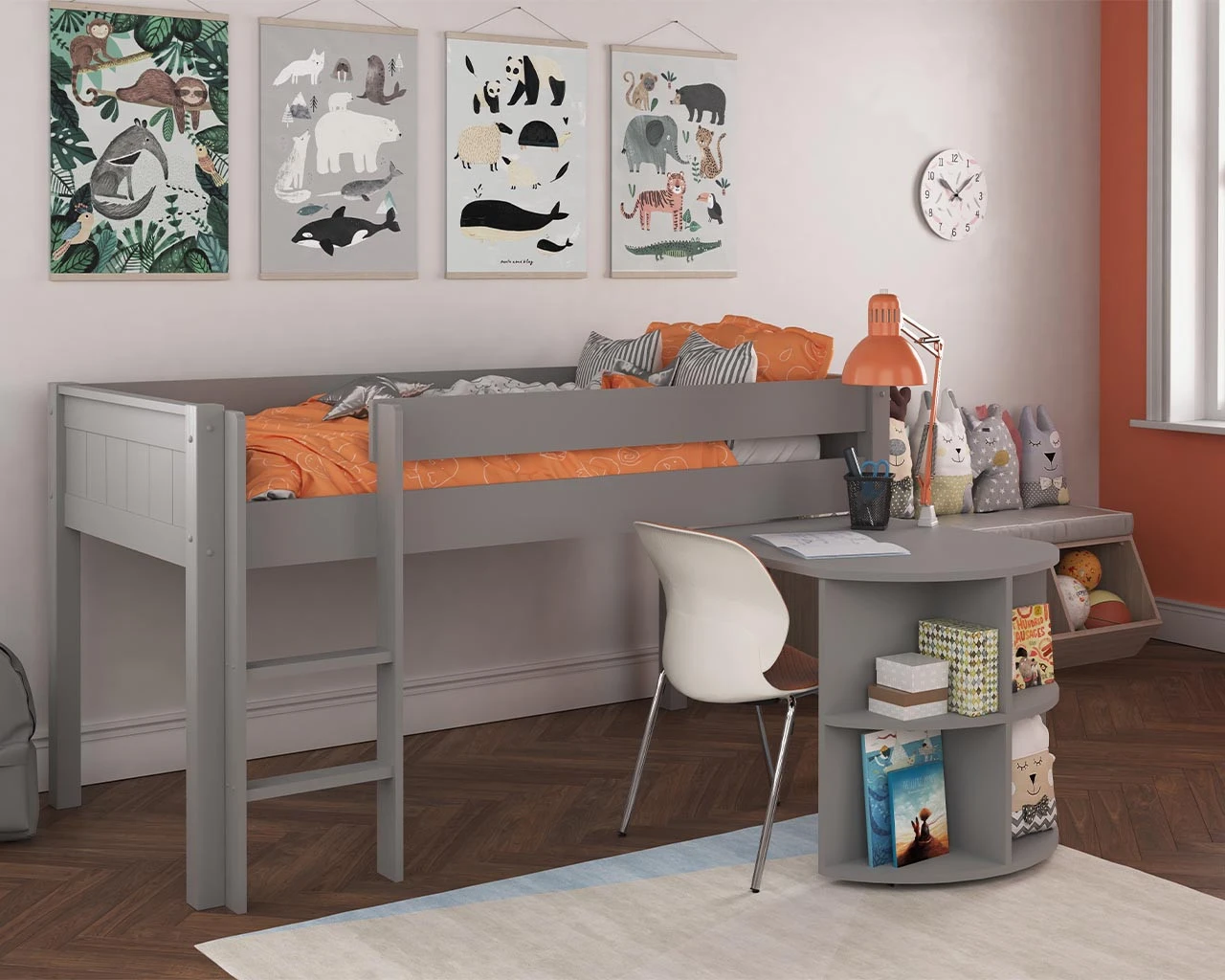 Stompa CK Midsleeper Bed With Pull Out Desk 2 Stompa CK Midsleeper Bed With Pull Out Desk - Image 2
