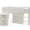 Stompa CK Midsleeper Bed With Pull Out Desk And Chest