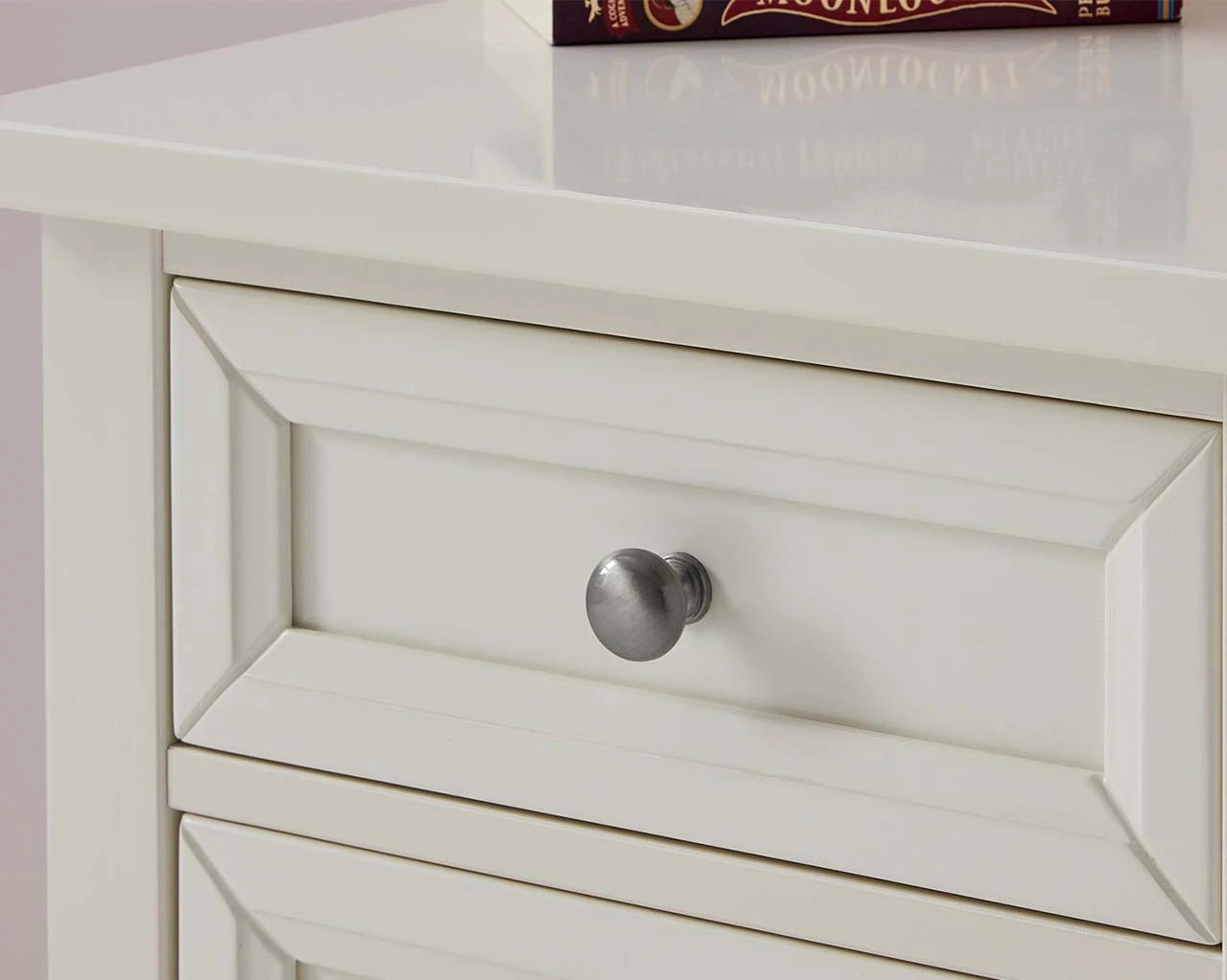 Cambridge 3 Drawer Bedside In White 4 Cambridge 3 Drawer Bedside In White - Image 4