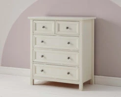 Cambridge 3+2 Drawer Chest In White 9 Cambridge 3+2 Drawer Chest In White -Room to Grow Cambridge Chest 0003 Surf White naked 33666.1658756870