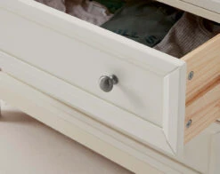 Cambridge 3 Drawer Bedside In White 13 Cambridge 3 Drawer Bedside In White -Room to Grow Cambridge Chest 0004 Surf White drawer close up 31438.1658756213
