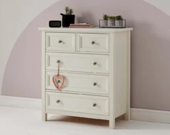 Cambridge Furniture Set In White -Room to Grow Cambridge Chest 0005 Surf White dressed 97525.1658757747