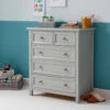 Cambridge 3+2 Drawer Chest In Soft Grey