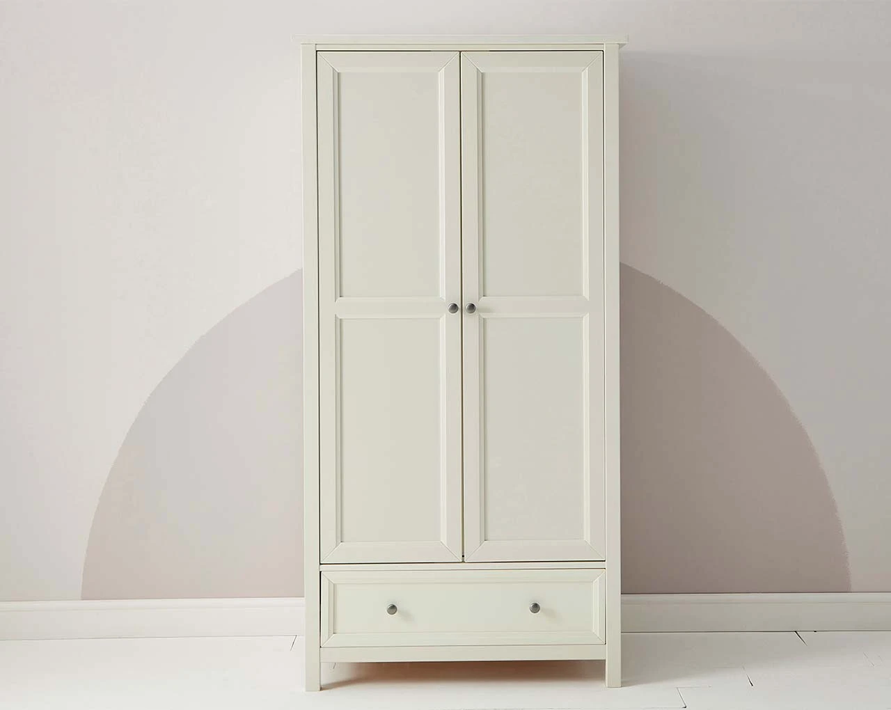 Cambridge Double Wardrobe In White 3 Cambridge Double Wardrobe In White - Image 3