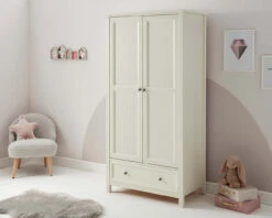 Cambridge Double Wardrobe In White