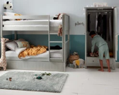 Cambridge Double Wardrobe In Soft Grey 19 Cambridge Double Wardrobe In Soft Grey -Room to Grow Cambridge 0007 Grey bunk robe lifestyle 92100.1658755390