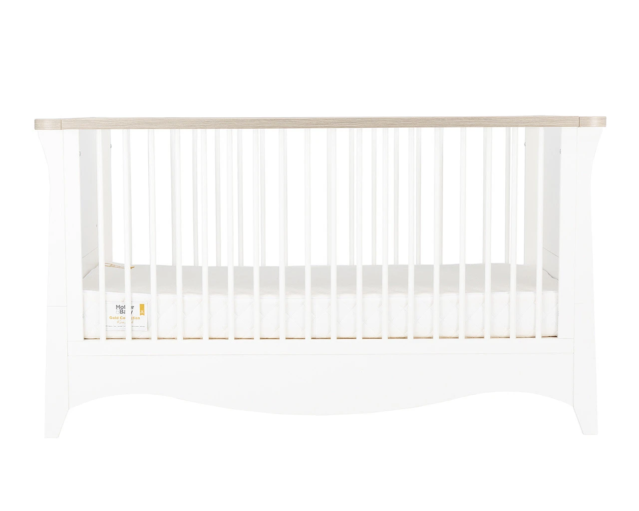 Clara Cot Bed In White & Driftwood Ash 6 Clara Cot Bed In White & Driftwood Ash - Image 6