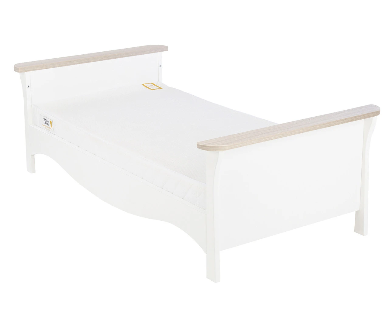 Clara Cot Bed In White & Driftwood Ash 7 Clara Cot Bed In White & Driftwood Ash - Image 7