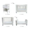 Serena Nursery Complete Sleep Cot & Co-Sleeper Bedroom Set