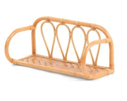 Rattan Wall Display Shelf