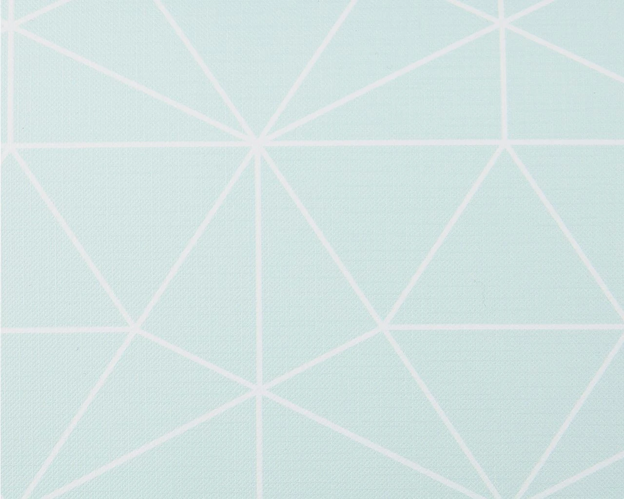 Baby Changing Mat In Mint Green With Geometric Print 2 Baby Changing Mat In Mint Green With Geometric Print - Image 2