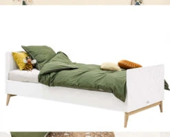 Evi Single Bed In White