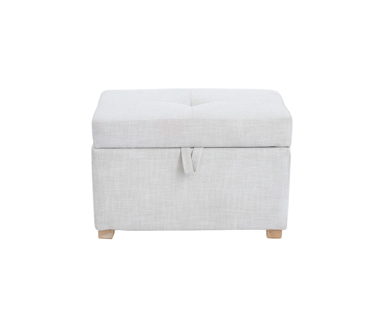 Serena Footstool Oatmeal 2 Serena Footstool Oatmeal - Image 2