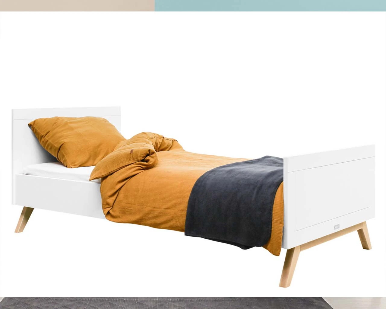 Fynn Single Bed In White 2 Fynn Single Bed In White - Image 2