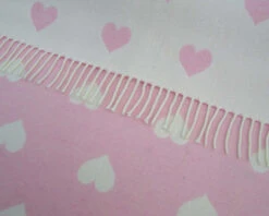 Heart Merino Wool Throw