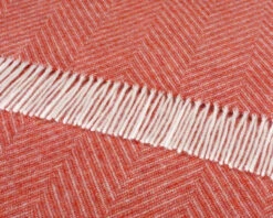 Herringbone Merino Wool Throw