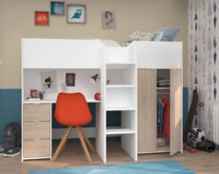 Tom Junior Highsleeper Bed With Wardrobe & Desk 14 Tom Junior Highsleeper Bed With Wardrobe & Desk -Room to Grow High sleeper 0002 2360 58022.1658936060