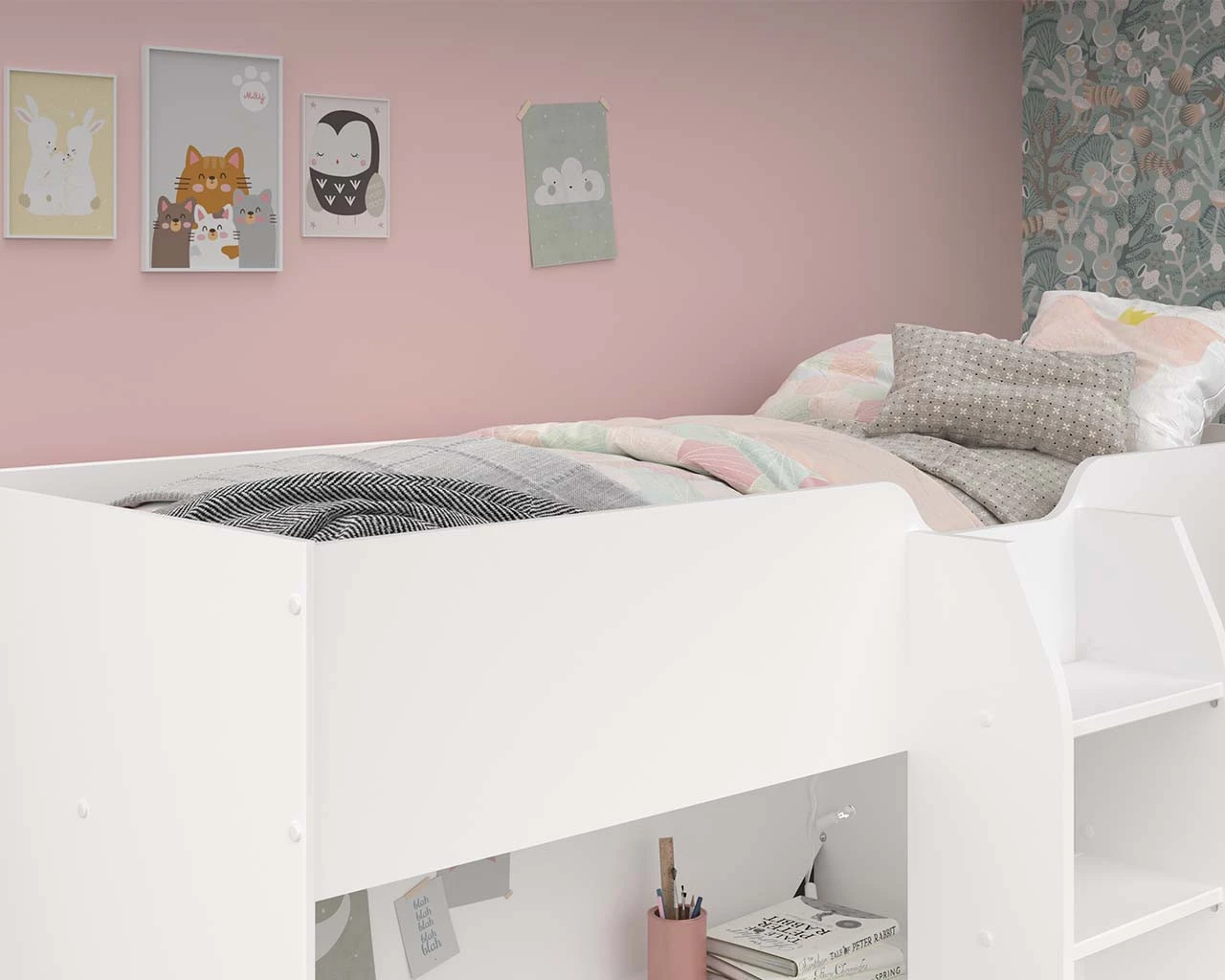 Tom Junior Highsleeper Bed With Wardrobe & Desk 10 Tom Junior Highsleeper Bed With Wardrobe & Desk - Image 10