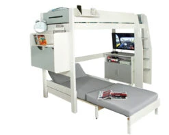 Urban Grey Highsleeper With Desk, Chair Bed And Cupboard 7 Urban Grey Highsleeper With Desk, Chair Bed And Cupboard -Room to Grow High Urban Grey 2a Cut Out 91247.1683041216