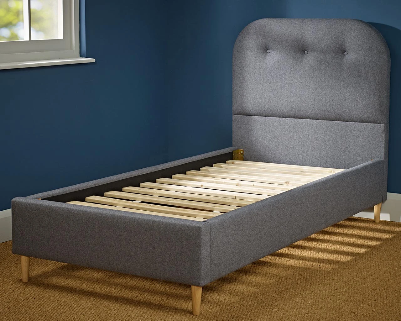 Hoxton Single Upholstered Bed 1 Hoxton Single Upholstered Bed