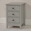 Jubilee 3 Drawer Grey Bedside Table