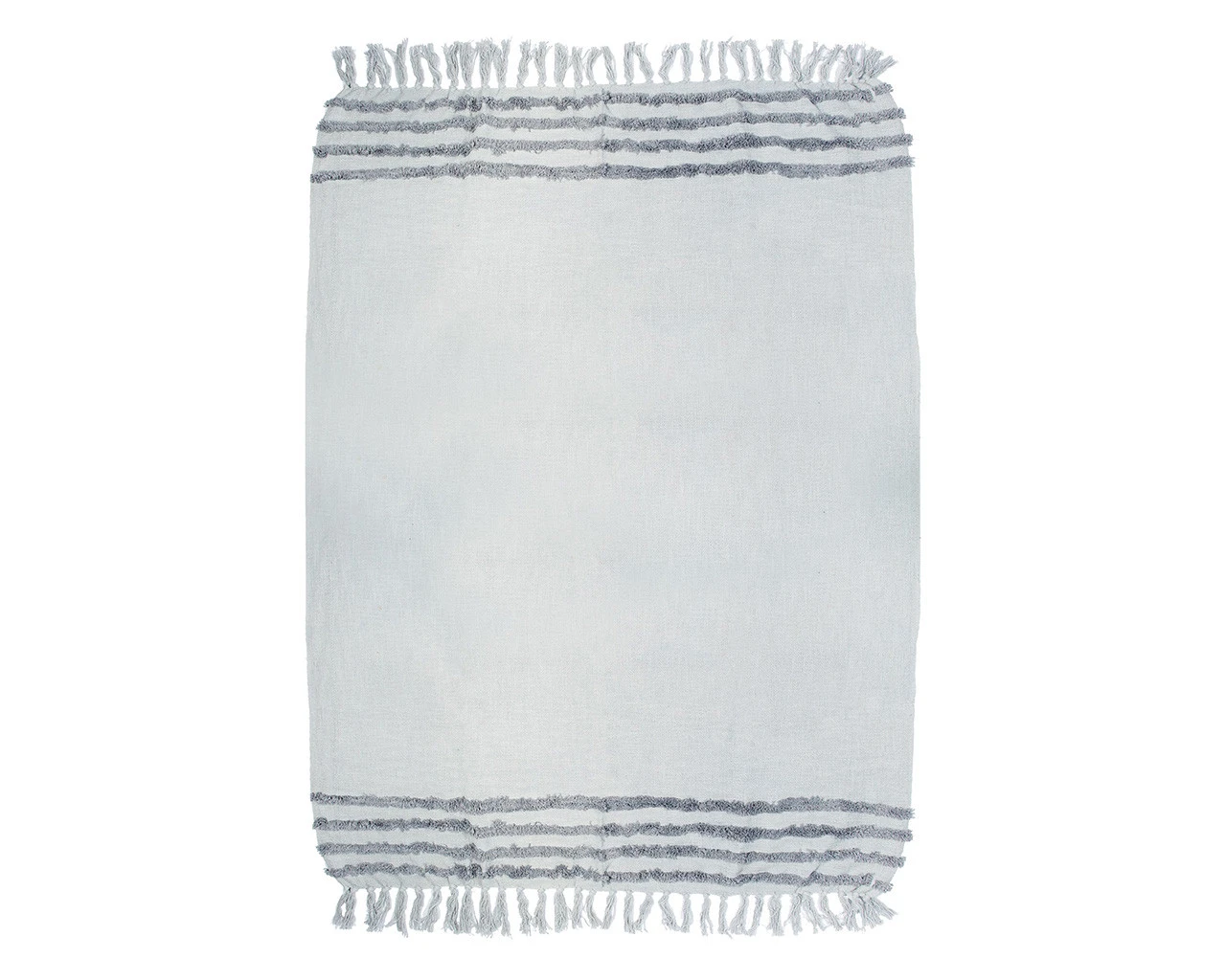 Tufted Grey Blanket Throw 1 Tufted Grey Blanket Throw