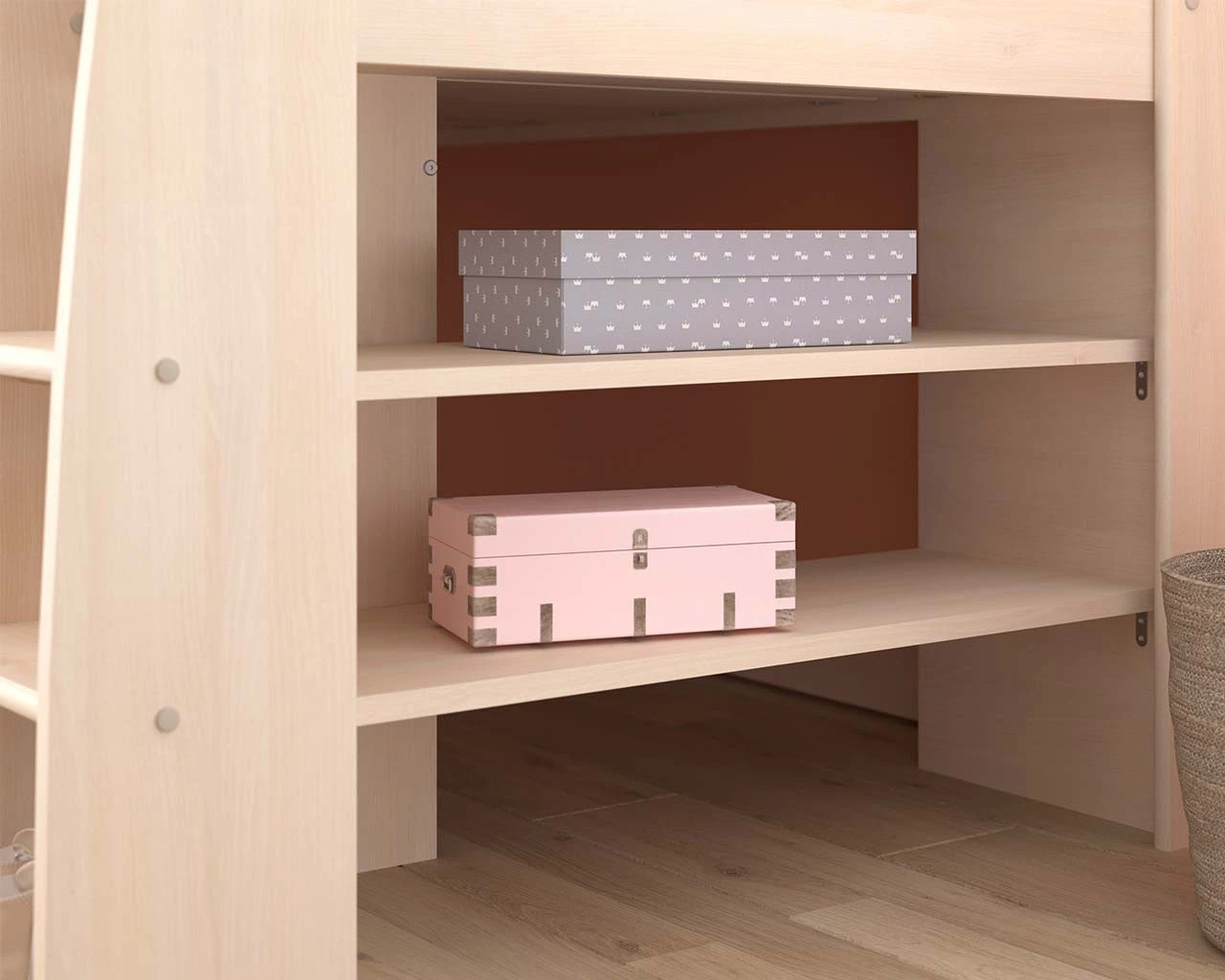 Kurt Acacia Midsleeper With Pull Out Desk 4 Kurt Acacia Midsleeper With Pull Out Desk - Image 4