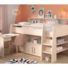Kurt Acacia Midsleeper With Pull Out Desk