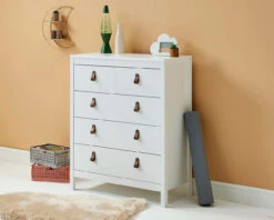 Loop 5 Drawer Chest White
