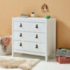 Loop 3 Drawer Chest White