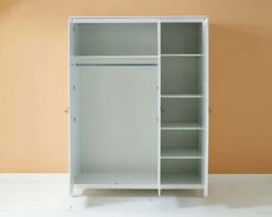 Loop 3 Door Wardrobe White 5 Loop 3 Door Wardrobe White -Room to Grow Loop White 0015 Loop Triple Wardrobe open 14935.1659609974