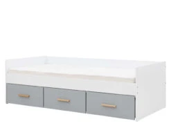 Malin Storage Bed In White And Grey -Room to Grow Malin 4 56020.1683114132