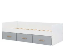 Malin Storage Bed In White And Grey -Room to Grow Malin 5 56911.1683114032