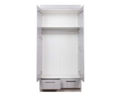 Manhattan Grey 2 Door Wardrobe