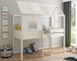 Midi Playhouse Midsleeper Bed With Desk And Cube -Room to Grow Midi 0000 Midi Playhouse Ordi 3 79022.1662647483