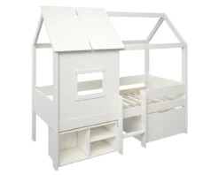 Mini Playhouse Midsleeper Bed With Storage