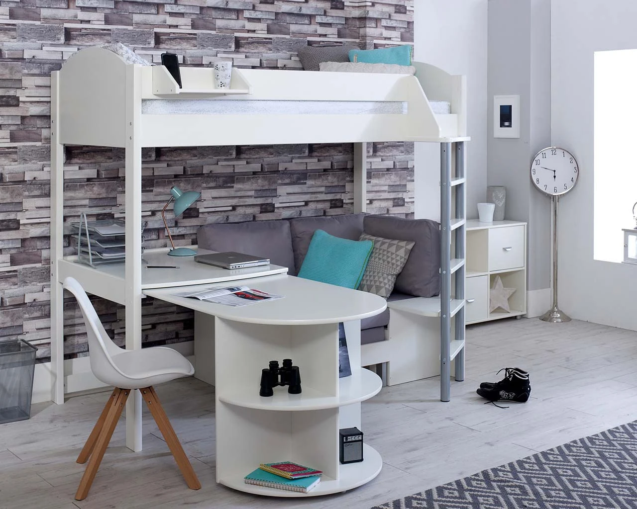 Noah High Sleeper With Extendable Desk And Chair Bed 5 Noah High Sleeper With Extendable Desk And Chair Bed - Image 5